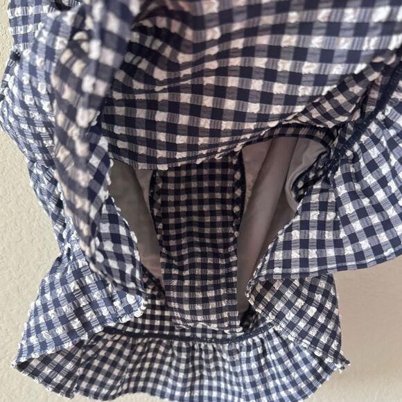 J. Crew Gingham One-Piece Swimsuit - Picture 4 of 10
